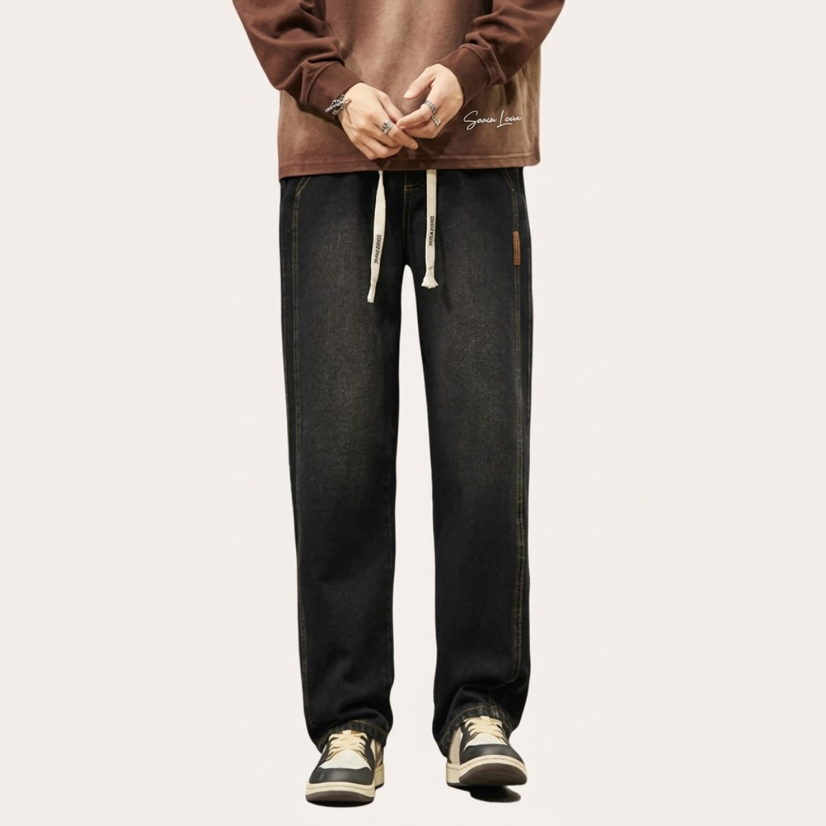 Korvex Straight-Leg Relaxed Fit Jeans