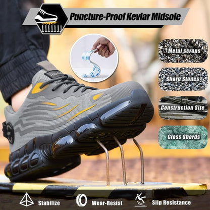 Knob Anti-Smash Anti-Slip Safety Sneakers