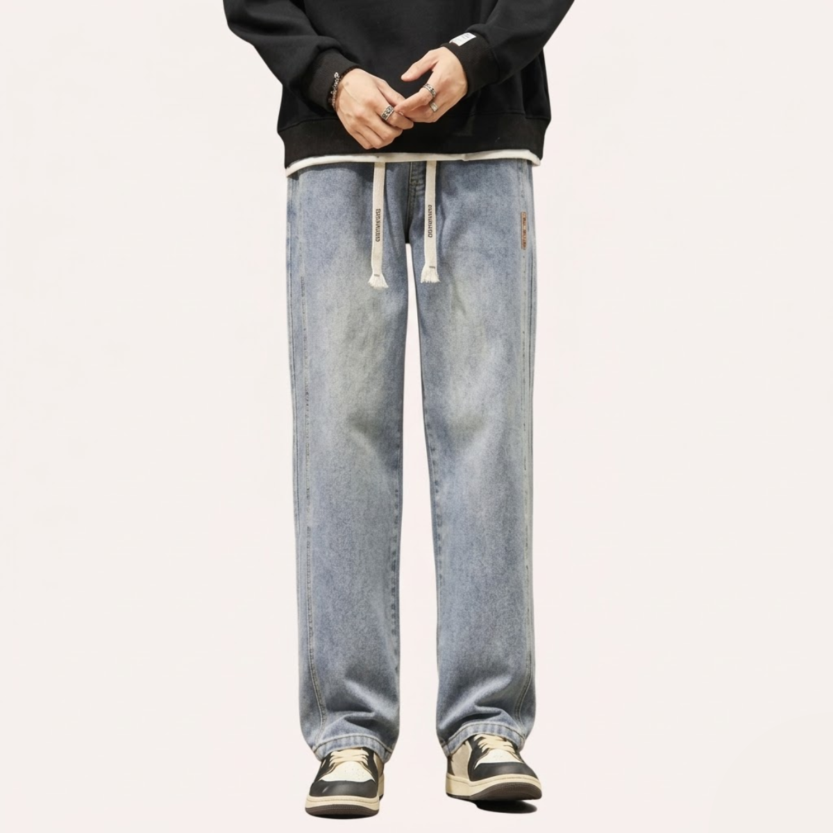 Korvex Straight-Leg Relaxed Fit Jeans