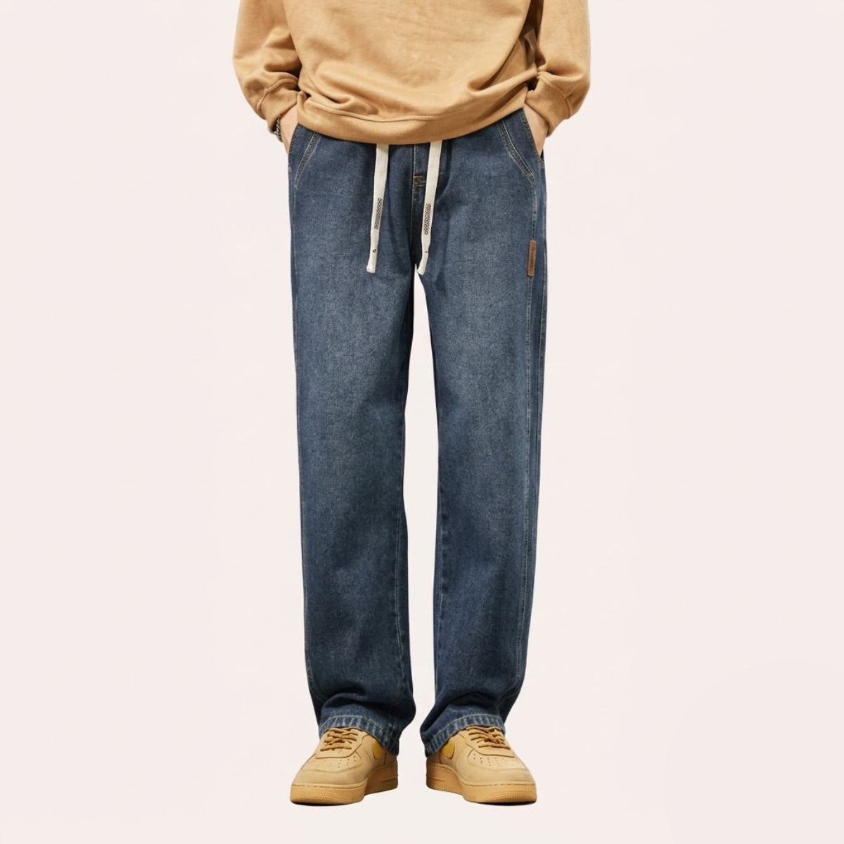 Korvex Straight-Leg Relaxed Fit Jeans
