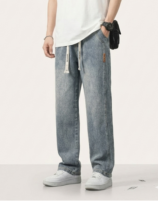 Korvex Straight-Leg Relaxed Fit Jeans